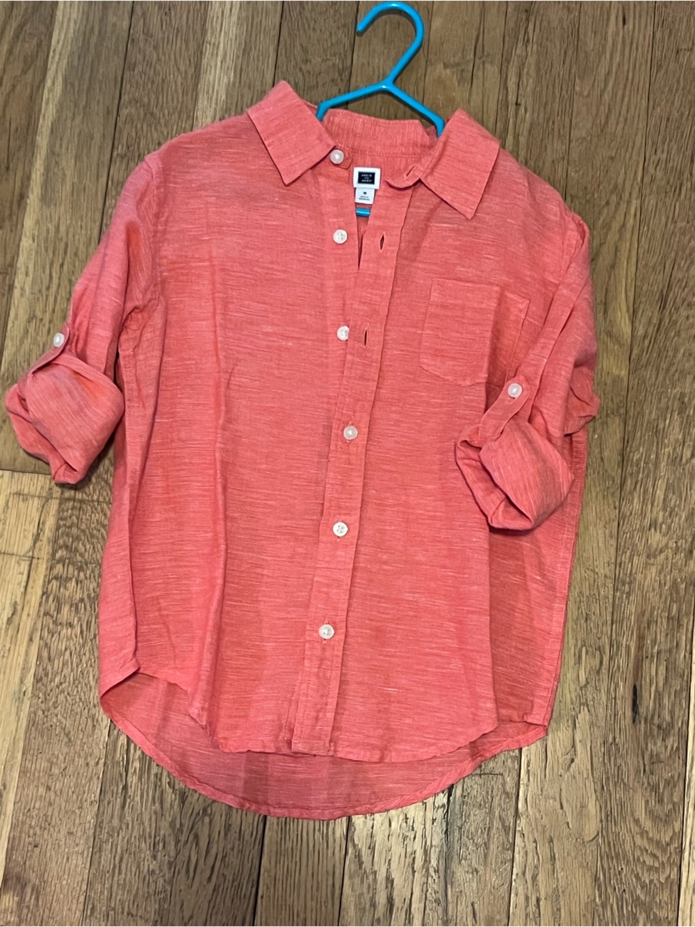 Gap Janie&Jack Long Sleeve Button Down Dress Shirts Bundle Boys size XS 4/5, 5 - Picture 2 of 7